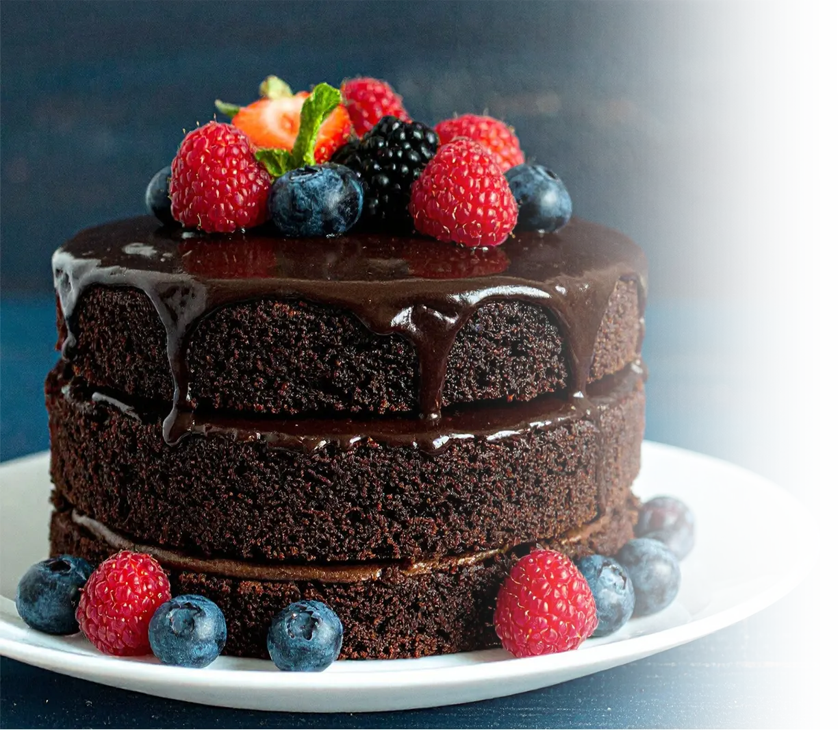 Berry Chocolate Cake